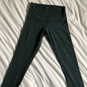 Lululemon Crop Green Cotton Leggings